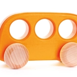 Orange Wooden Bus