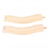 Curved Tracks Bigjigs Rail 22 cm - 2 pcs