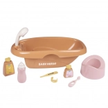 Baby Nurse Doll Bathtub with Accessories