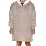 Warm TV hoodie blanket with hood for kids BEAR 7–12 years Cozy Noxxiez