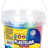 ASTRA Plasticine – set of 6 colors in a bucket