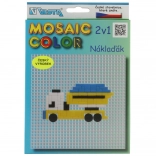 Mosaic Color vrachtwagen 2-in-1 bouwset
