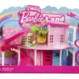 MATTEL Mini BARBIE Land dollhouse with doll, pet, elevator and pool