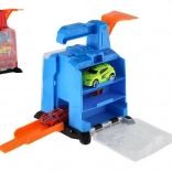 Plastic Garage with Launch Mechanism and 2 Cars