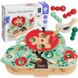 Classic World Magnetic Skill Game Catch the Worm, 16 pieces