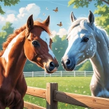 TREFL Puzzle Horses in the Glade 200 Pieces