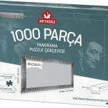 Cadre pour puzzle 96x34 cm argenté