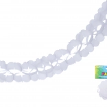 Papieren witte slinger 3,6 m