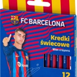 ASTRA Wax Crayons FC Barcelona 12 pcs