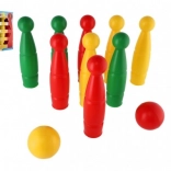 Barevná sada na kuželky pro děti