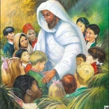Puzzle Jesus with Children 32 Pieces