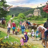 Puzzle Trip to the Scottish Highlands 1000 pieces