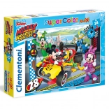 Maxi puzzel 24 stukken Mickey racer