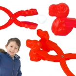 Dinosaur Snowball Maker Red