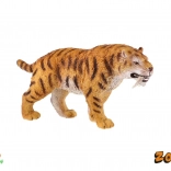 Szablyafogú tigris Smilodon műanyag figura 13 cm