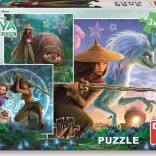 Puzzle Raya and Friends 3x55 pieces