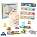 Woopie Green Wooden Memory Game - Touch Puzzle