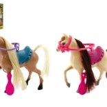 Cheval à coiffer avec accessoires, en plastique, 16 cm