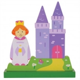 Magnetische verticale puzzel kasteel Bigjigs Toys