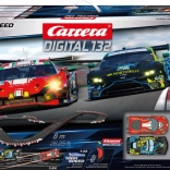 Carrera Digital 132 slot car track 24H Speed 8 m with BMW M4 GT3 and Aston Martin Vantage GT3