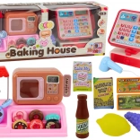 Donut Shop Play Set with Microwave and Cash Register