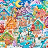 Puzzle Colorful Night in Cookietown 1500 pieces