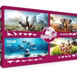 Mega set of 60 pieces Faunica Animal Planet Dino/Safari/Ocean/Farm