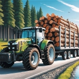 Puzzle Forest Tractor 100 pieces