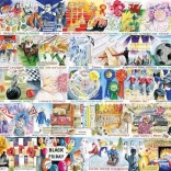 Puzzle A Year Spent in Great Britain 1000 Pieces