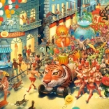 4000-Piece Puzzle – Carnival in Rio