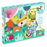 Djeco first collage for little ones – animals
