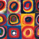 Eurographics Puzzle Color Study of Squares 3D Effect XL 300 Pieces