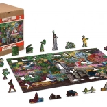 houten dubbelzijdige puzzel bloemisterij 2-in-1, 400 stukjes – WOODEN CITY