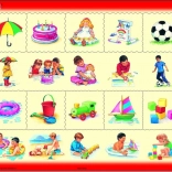 LARSEN puzzle: What belongs together? 10 pieces