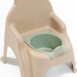 Children's eco beige potty with tiger