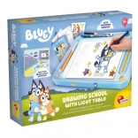 BLUEY light drawing table A4 with templates