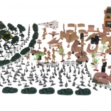 Large set of toy soldiers and military vehicles (400 pcs)