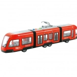 Red Tram with Flywheel 1:16