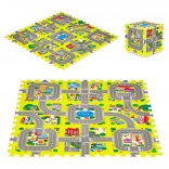 Foam Play Mat City – 9 Pieces 90.5 × 90.5 cm IPLAY