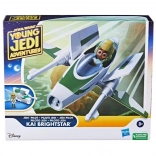 Star Wars Young Jedi Adventures – vaisseau spatial de Kai Brightstar avec figurine