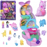 Polly Pocket Kangaroo Purse – Foldable Playset with Figures