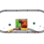 Electric Train Set with Loading Station, 320 cm