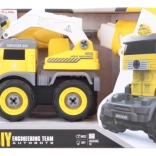 Csavarozható, távirányítós kotrógép robotátalakítással