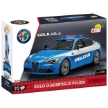 COBI Building Set Alfa Romeo Giulia Quadrifoglio Polizia 1:35