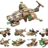 Qman Attack Aircraft Construction Set 8-in-1