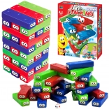 WOOPIE Wobbly Tower – skill-based family game for kids 4+