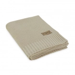 MoMi HUG knitted baby blanket beige