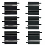 straights 100/114 mm for Carrera GO!!!, GO!!! Plus and Digital 143 slot car tracks (6 pcs)