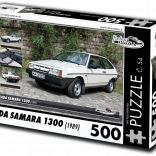 retro-cars puzzle Lada Samara 1300 (1989) 500 pieces