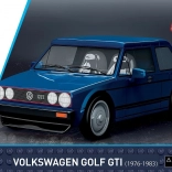 Byggesæt COBI VOLKSWAGEN Golf GTI 1:35 (1976–1983)